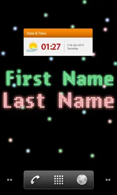 LED Name Live Wallpaper android App screenshot 0